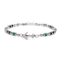 Bracciale Marlù Uomo Icons in Acciaio Onice 30BR0008 - 30BR0008